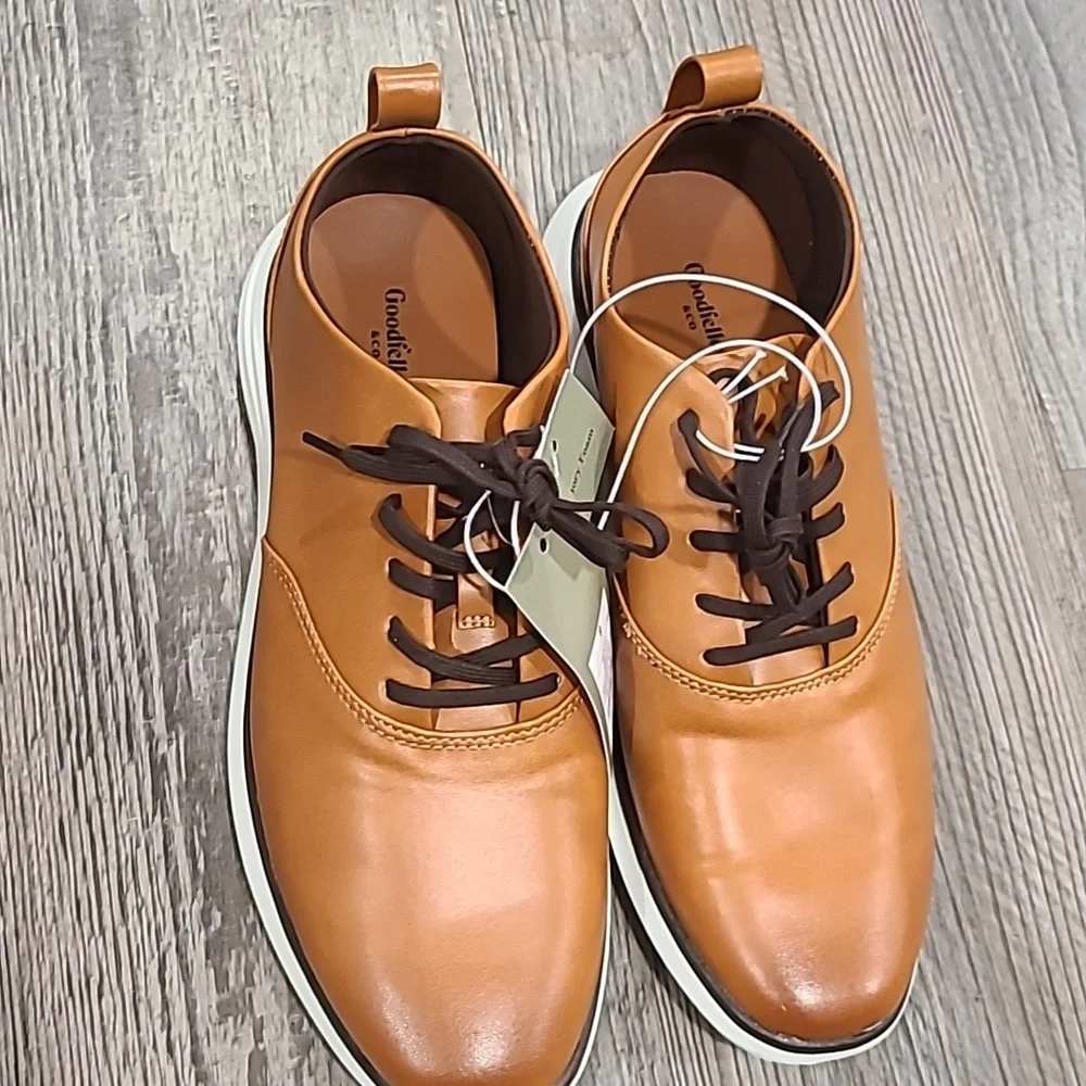 Goodfellow & Co Luis Hybrid Oxford Sneakers - Cognac Size 9